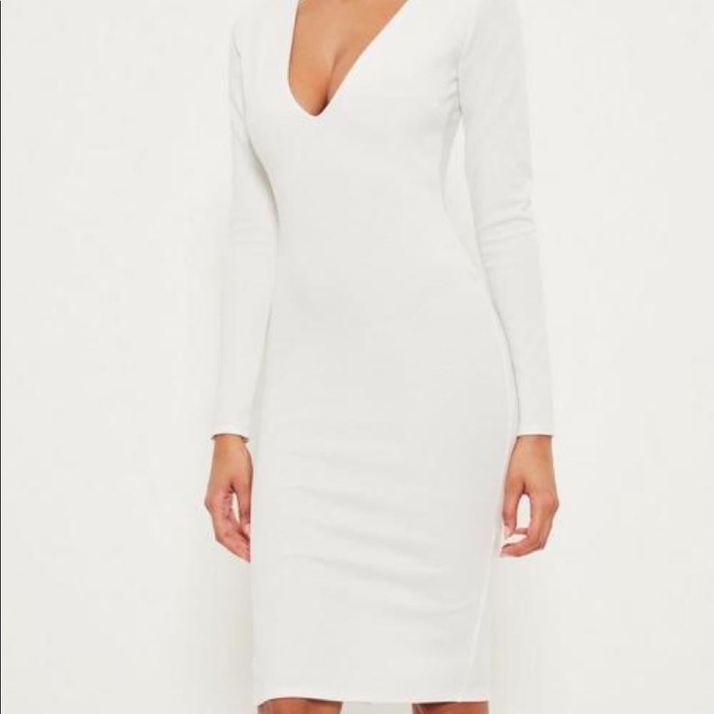 Long sleeve midi dress